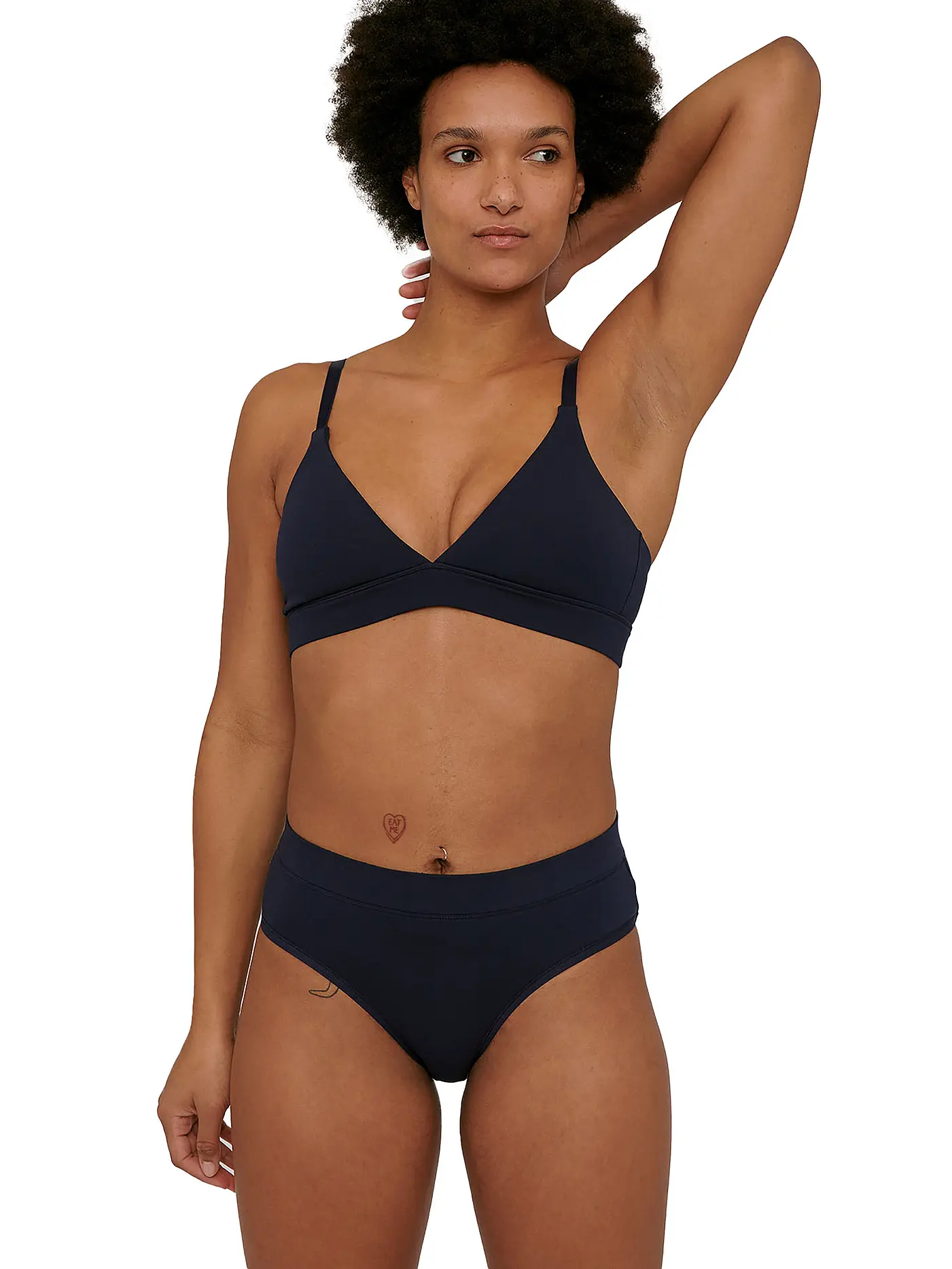 ORGANIC BASICS | Slips 2-er Pkg. navy | 